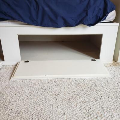 Twin Bed Frame and Storage Cube (BD-KD)