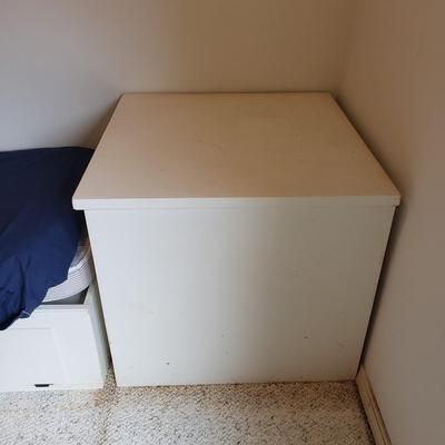 Twin Bed Frame and Storage Cube (BD-KD)