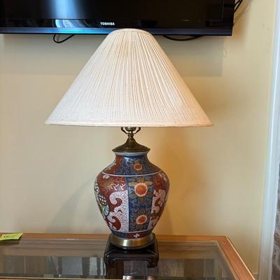 Imari Porcelain Single Lamp