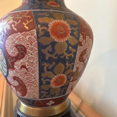 Imari Porcelain Single Lamp