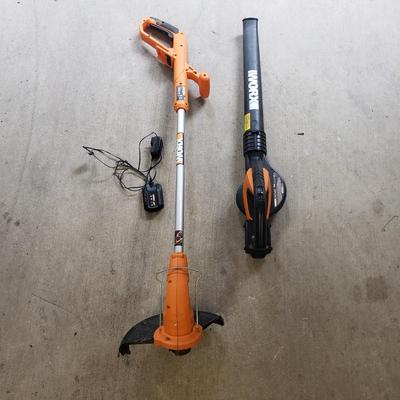 Worx 20V Weed Whipper and Blower (G-KD)