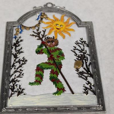 Vintage German Diessen Wilhelm Schweizer Pewter Ornament