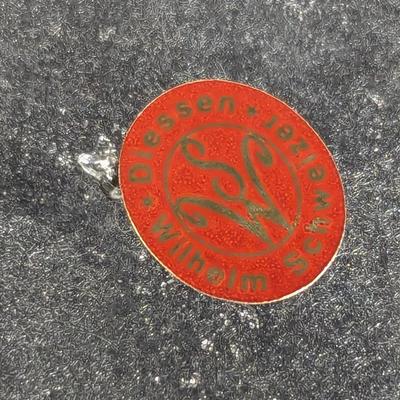 Vintage German Diessen Wilhelm Schweizer Fruit Plaque Pewter Wall Hanging