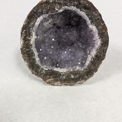 "Coconut" Geode Amethyst & Calcite