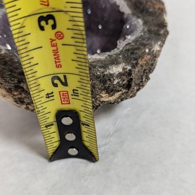 "Coconut" Geode Amethyst & Calcite