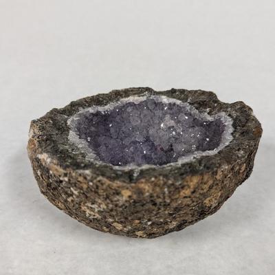"Coconut" Geode Amethyst & Calcite