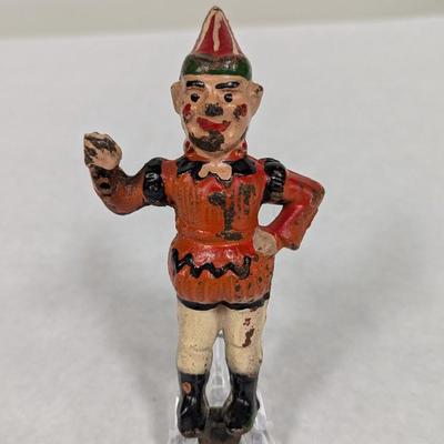 Hand Painted Cast Iron Circus Clown