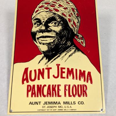 Aunt Jemima Pancake Flour Metal Sign