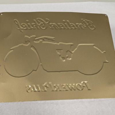 Indian Chief Power Plus Metal Sign