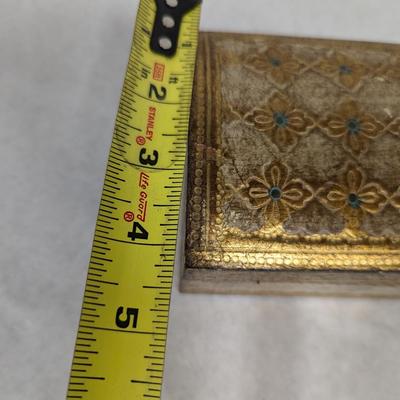 Vintage Hand Painted Jewelry Boxes Made In Italy