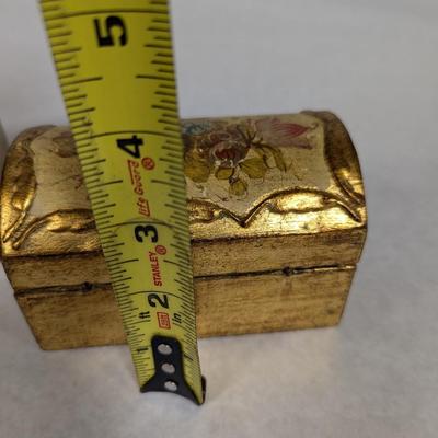Vintage Hand Painted Jewelry Boxes Made In Italy