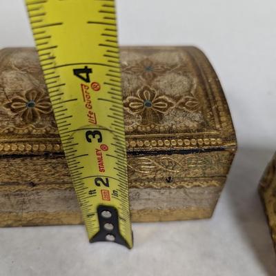 Vintage Hand Painted Jewelry Boxes Made In Italy