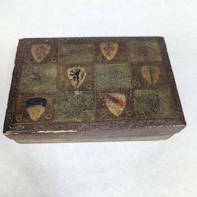 Vintage Hand Painted Jewelry Boxes Made In Italy