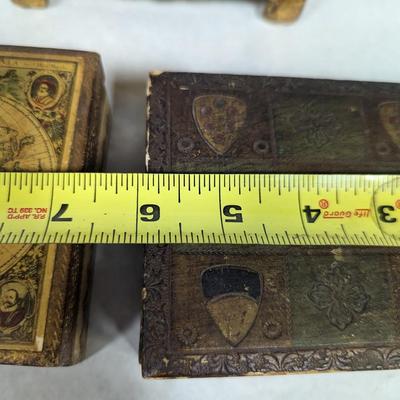 Vintage Hand Painted Jewelry Boxes Made In Italy