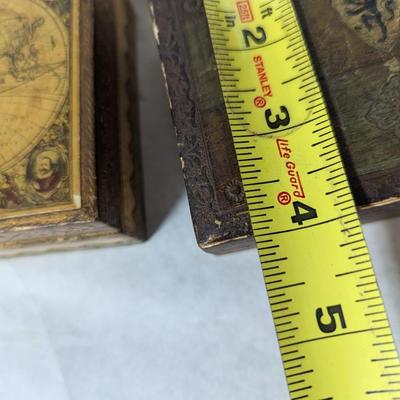 Vintage Hand Painted Jewelry Boxes Made In Italy
