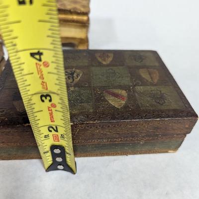 Vintage Hand Painted Jewelry Boxes Made In Italy
