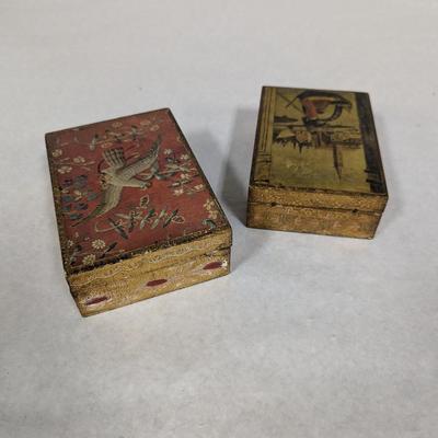 Vintage Hand Painted Jewelry Boxes Made In Italy