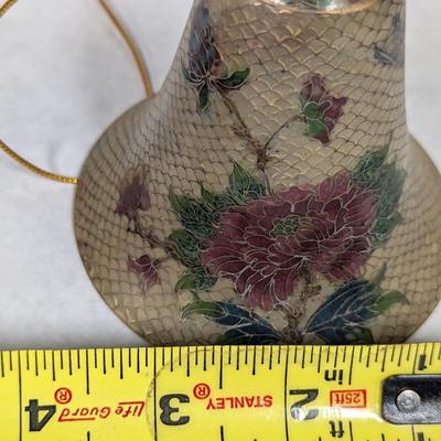 Vintage Cloisonne Bells Plique-A-Jour--Tiffany Style
