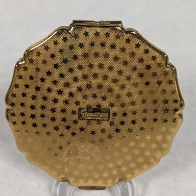 Vintage Stratton Mother Of Pearl Powder Compact