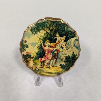 Stratton Ladies Compact Lovers In The Garden