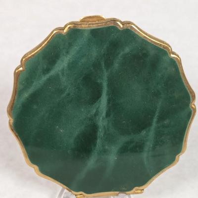 Vintage Stratton Green Powder Compact