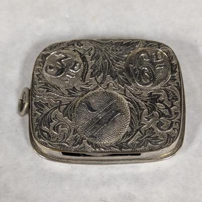 Silver Plated Coin Holder Made In England