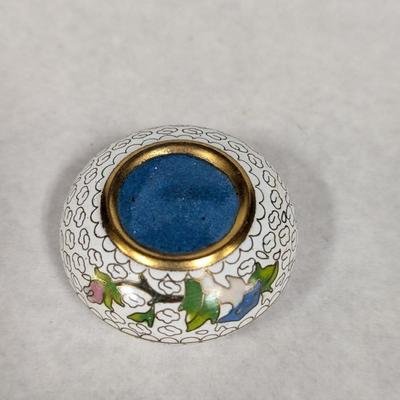 Enamel Cloisonne Trinket Box