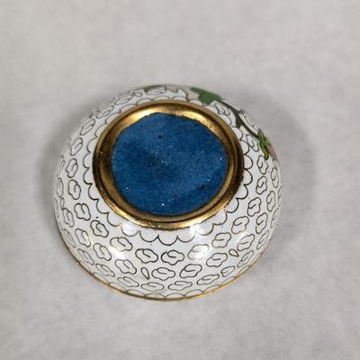 Enamel Cloisonne Trinket Box