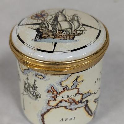 Alastor Enamels Trinket Box Ship With Map