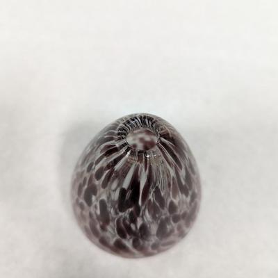 Pearlessence Hand Blown Art Glass Bud Vase