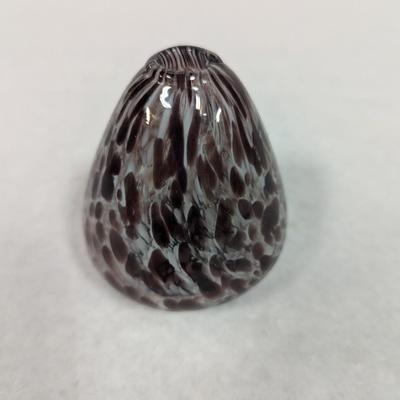 Pearlessence Hand Blown Art Glass Bud Vase