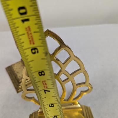 Brass Pineapple Bookends