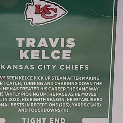 2021 Panini Donruss TRAVIS KELCE No Helmet Variation #118 SP Kansas City Chiefs