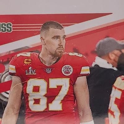 2021 Panini Donruss TRAVIS KELCE No Helmet Variation #118 SP Kansas City Chiefs