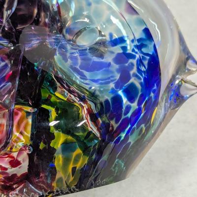 1999 Jim Karg Signed Art Glass Fish Paperweight