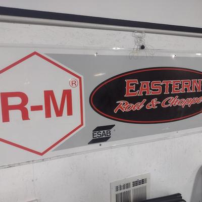 Eastern Rod & Chopper Metal Advertising Sign