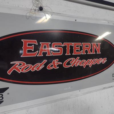 Eastern Rod & Chopper Metal Advertising Sign