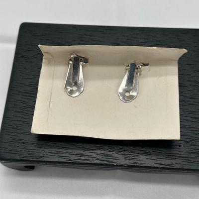 Rhodium Plated Earrings