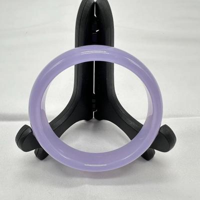 Lavender Jade Bangle Bracelet
