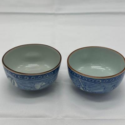 Pair of Asian Tea Cups-local pickup and shipping available