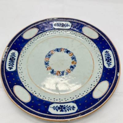 Chinese Export Porcelain Plate-local pickup and shipping available