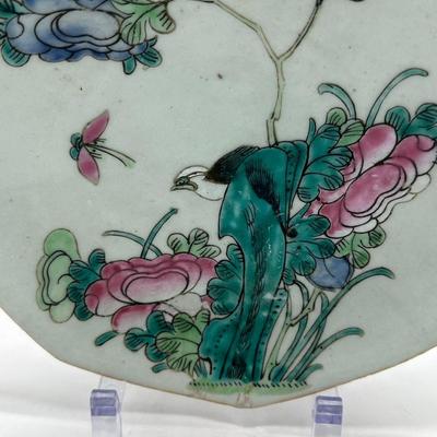 Chinese famille verte stem plate-local pickup and shipping available