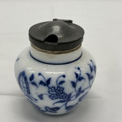 Small Vintage Porcelain Jar-local pickup and shipping available