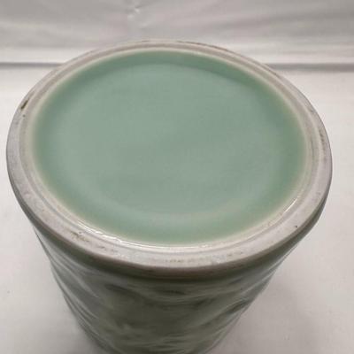Chinese Vintage Green Celadon Dragon Brush Pot-local pickup and shipping available