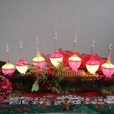 Bubble Light Centerpiece, 9 Bulbs