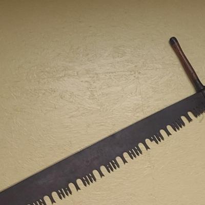 Vintage Two-Person Crosscut Saw