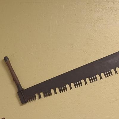 Vintage Two-Person Crosscut Saw
