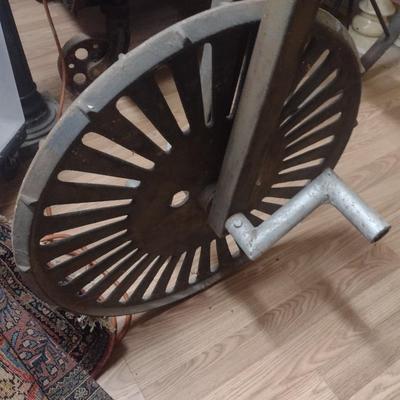 Folk-Art Tractor and Farm Implement Parts Three Wheel Bike