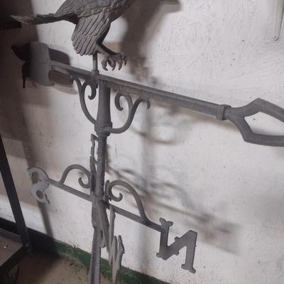 Metal American Eagle Weathervane with Directionals