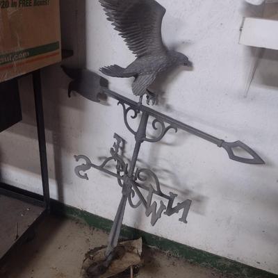 Metal American Eagle Weathervane with Directionals